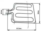 H-0205 ГОРЕН НАГРЕВАТЕЛ ЗА ПЕЧКА  GORENJE 2900W 1