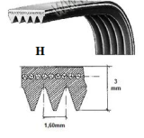 Ремък 1890мм H8 EL 0